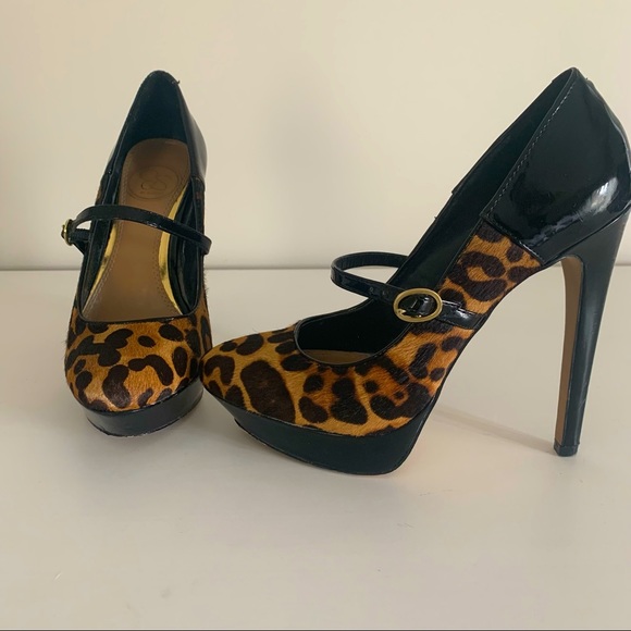 jessica simpson leopard heels
